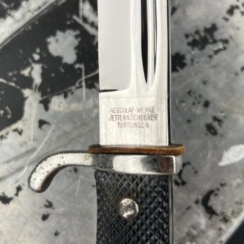 NCO Dress Bayonet, 1933–1945  [AESCULAP-WERKE JETTER&SCHEERER TUTTLINGEN]  Double brand mark
