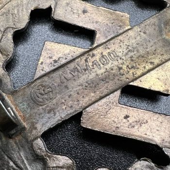  SA Sports Badge model 1933 in bronze     [WERNER REDO]  RZM code: M1/100 