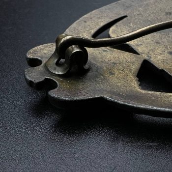 Panzer Badge in bronze  Solid    