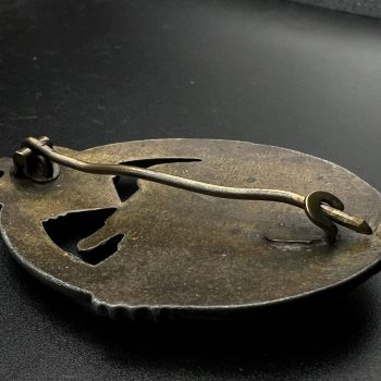 Panzer Badge in bronze  Solid    