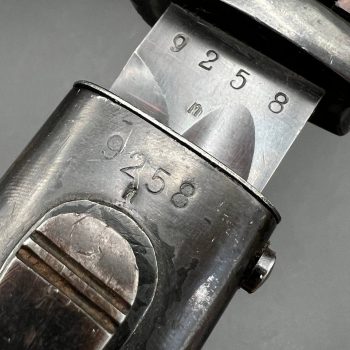 Mauser rifle bayonet (1934-1945) 1935 - S/178G [Gebr. Heller]  Matching numbers
