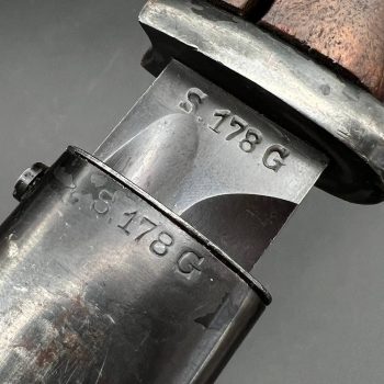 Mauser rifle bayonet (1934-1945) 1935 - S/178G [Gebr. Heller]  Matching numbers
