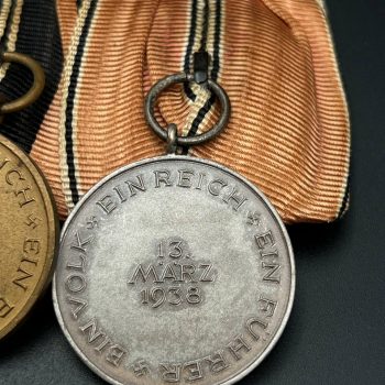 Medal bar for two awards traditional German style  Third Reich