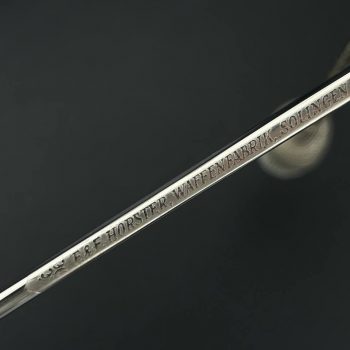 Officer sword of Third Reich  [E.&F. Hörster] Model “Roon”