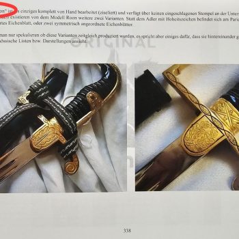 Officer sword of Third Reich  [E.&F. Hörster] Model “Roon”
