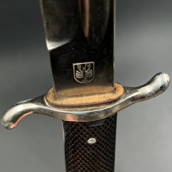 Parade dagger of the fire brigade, 1933 model standard blade [Peter Daniel krebs] Brand mark  Personalised