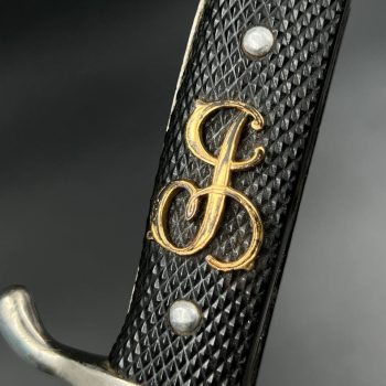 Parade dagger of the fire brigade, 1933 model standard blade [Peter Daniel krebs] Brand mark  Personalised