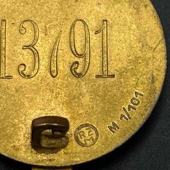   Sport Badge leader of HJ model 1934 in gold    [GUSTAV BREHMER]  RZM code: M1/101 Numbered - 13791