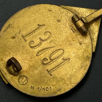   Sport Badge leader of HJ model 1934 in gold    [GUSTAV BREHMER]  RZM code: M1/101 Numbered - 13791