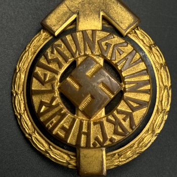   Sport Badge leader of HJ model 1934 in gold    [GUSTAV BREHMER]  RZM code: M1/101 Numbered - 13791