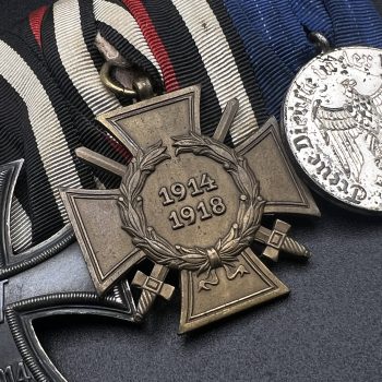 Medal bar for three awards traditional German style [G.A. Scharflenberg, Dresden] Third Reich