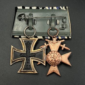 Medal bar for two awards south German / Bavarian style (early) German Empire