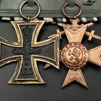 Medal bar for two awards south German / Bavarian style (early) German Empire