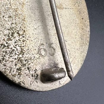 Wound Badge 1939 (second type) in silver [Klein & Quenzer A.G.] Solid    