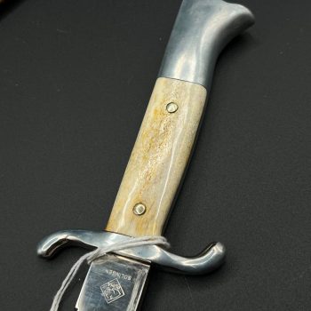 Parade dagger of the fire brigade, 1933 model saw back [Puma] Brand mark  Stag Grip