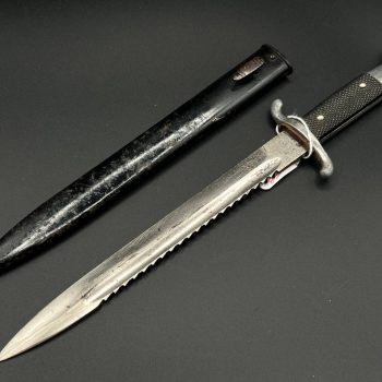 Parade dagger of the fire brigade, 1933 model saw back [Rudolf Büchel] Brand mark  