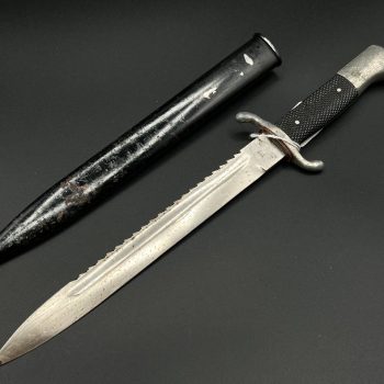 Parade dagger of the fire brigade, 1933 model saw back [Rudolf Büchel] Brand mark  