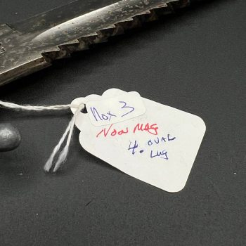 Parade dagger of the fire brigade, 1933 model saw back [Rudolf Büchel] Brand mark  