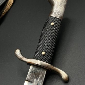 Parade dagger of the fire brigade, 1933 model saw back [Carl Eickhorn] Brand mark  