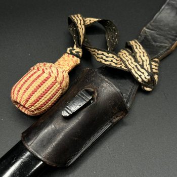 Parade dagger of the fire brigade, 1933 model saw back [Carl Eickhorn] Brand mark  