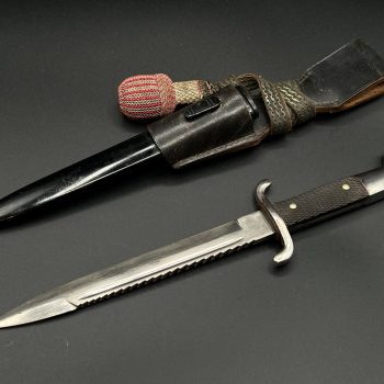 Parade dagger of the fire brigade, 1933 model saw back [Alcoso] Brand mark  