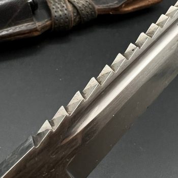 Parade dagger of the fire brigade, 1933 model saw back [Alcoso] Brand mark  