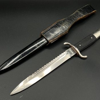 Parade dagger of the fire brigade, 1933 model saw back [Emil Voos] Brand mark  