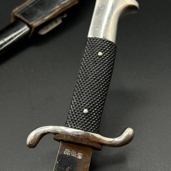 Parade dagger of the fire brigade, 1933 model saw back [Emil Voos] Brand mark  