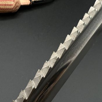 Parade dagger of the fire brigade, 1933 model saw back [Alcoso] Brand mark  Numbered