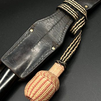 Parade dagger of the fire brigade, 1933 model saw back [Alcoso] Brand mark  Numbered