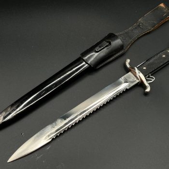 Parade dagger of the fire brigade, 1933 model saw back [Solingen] Brand mark  