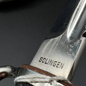 Parade dagger of the fire brigade, 1933 model saw back [Solingen] Brand mark  