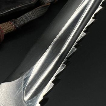 Parade dagger of the fire brigade, 1933 model saw back [Carl Eickhorn] Brand mark  Numbered