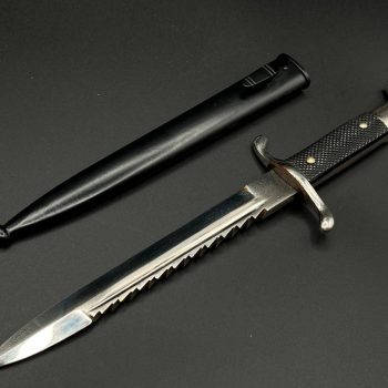 Parade dagger of the fire brigade, 1933 model saw back [J. A. Henckels] Brand mark  