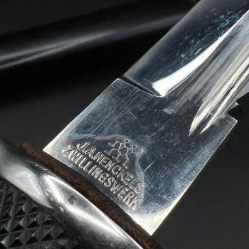 Parade dagger of the fire brigade, 1933 model saw back [J. A. Henckels] Brand mark  