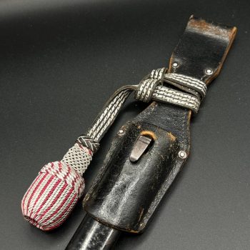 Parade dagger of the fire brigade, 1933 model saw back [FW. Höller] Brand mark  