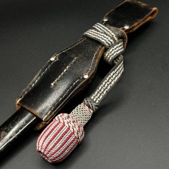 Parade dagger of the fire brigade, 1933 model saw back [FW. Höller] Brand mark  