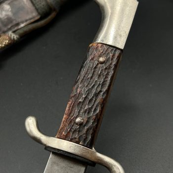 Parade dagger of the fire brigade, 1933 model saw back [Robert Klaas] Brand mark  Stag Grip