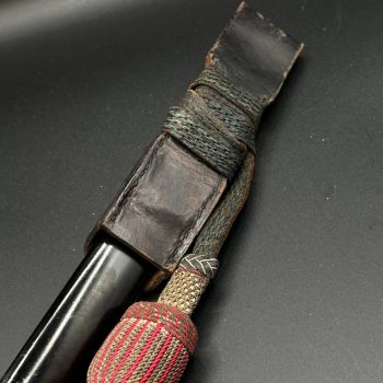 Parade dagger of the fire brigade, 1933 model saw back [Robert Klaas] Brand mark  Stag Grip