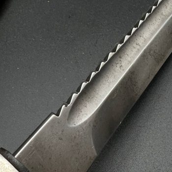 Parade dagger of the fire brigade, 1933 model saw back [Robert Klaas] Brand mark  Stag Grip