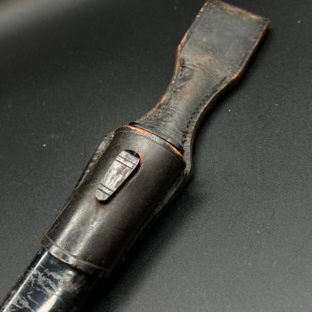 Parade dagger of the fire brigade, 1933 model saw back [Alcoso] Brand mark  Numbered / Stag Grip