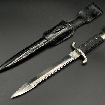 Parade dagger of the fire brigade, 1933 model saw back [WKC] Brand mark  