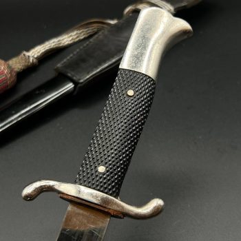 Parade dagger of the fire brigade, 1933 model saw back [Linnenbrugger & Ellermann] Brand mark  