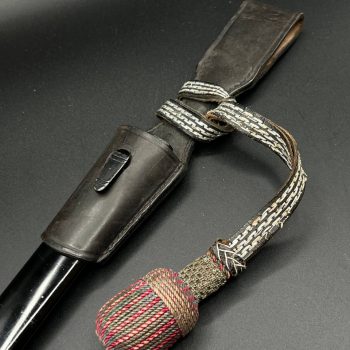 Parade dagger of the fire brigade, 1933 model saw back [Linnenbrugger & Ellermann] Brand mark  
