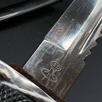 Parade dagger of the fire brigade, 1933 model saw back [Dilarm & Söhne] Brand mark  