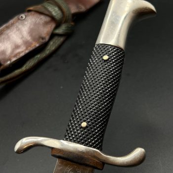 Parade dagger of the fire brigade, 1933 model saw back [Carl Eickhorn] Brand mark  