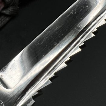 Parade dagger of the fire brigade, 1933 model saw back [Carl Eickhorn] Brand mark  