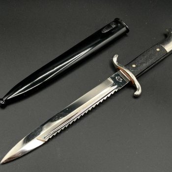 Parade dagger of the fire brigade, 1933 model saw back [Hermann Konejung AG] Brand mark  