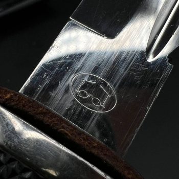 Parade dagger of the fire brigade, 1933 model saw back [Hermann Konejung AG] Brand mark  