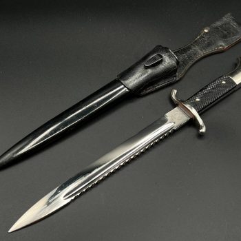 Parade dagger of the fire brigade, 1933 model saw back [E. & F. Horster] Brand mark  